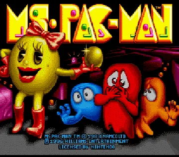 Ms. Pac-Man (Europe) screen shot title